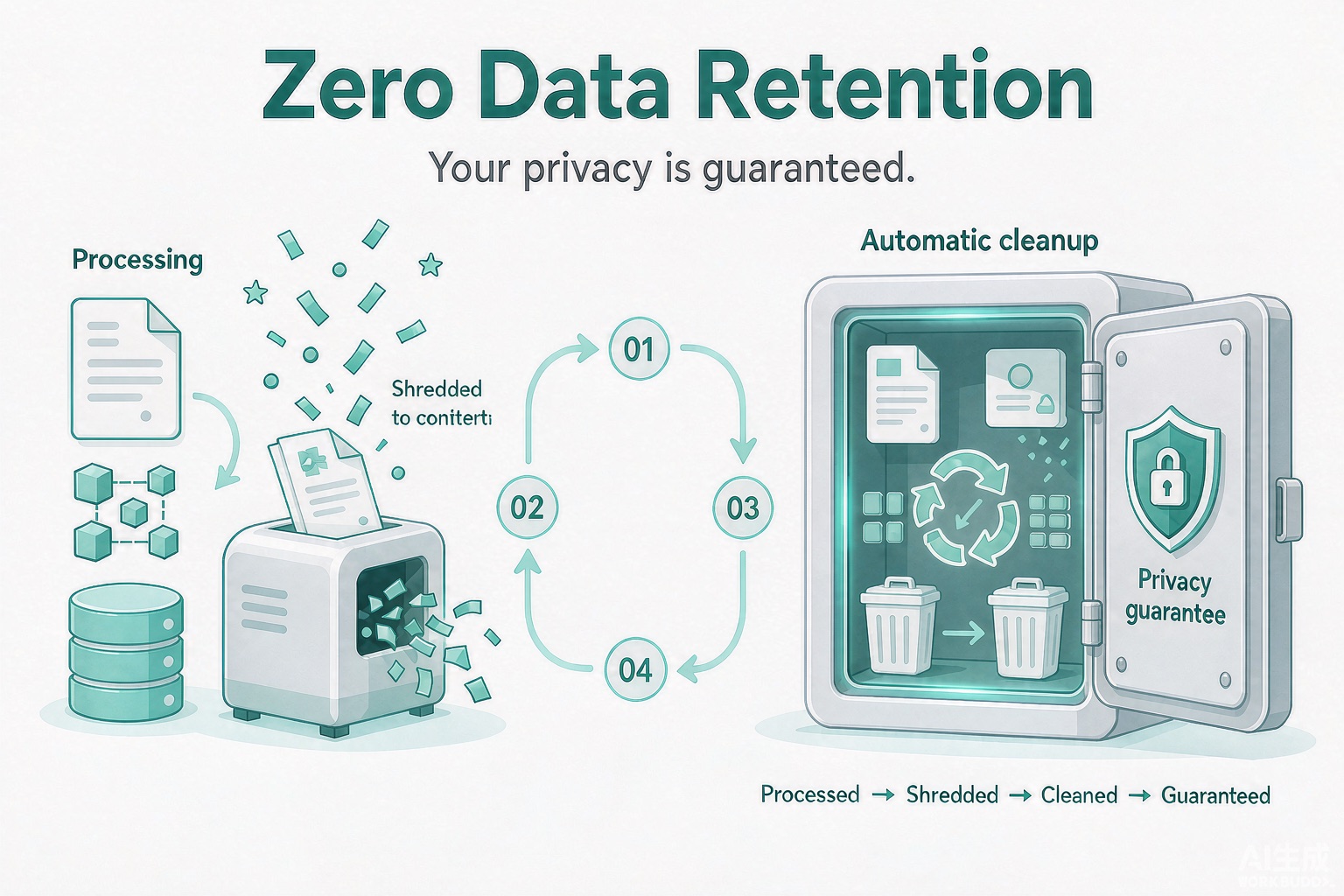 private intelligence zero retention