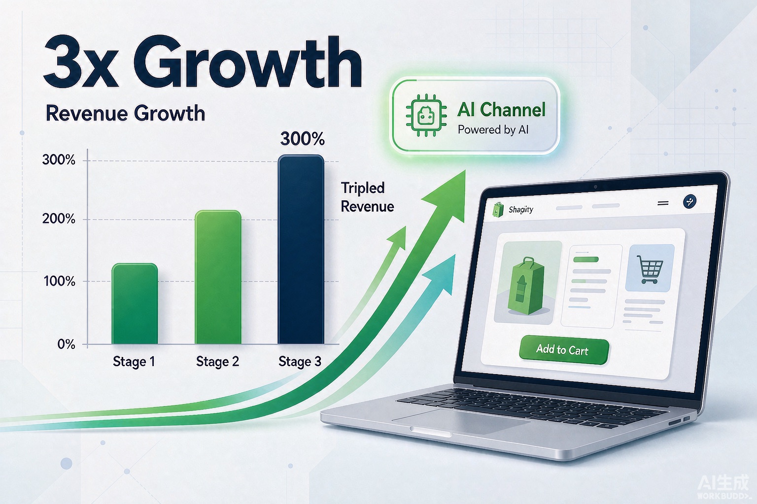 shopify ai traffic tripled