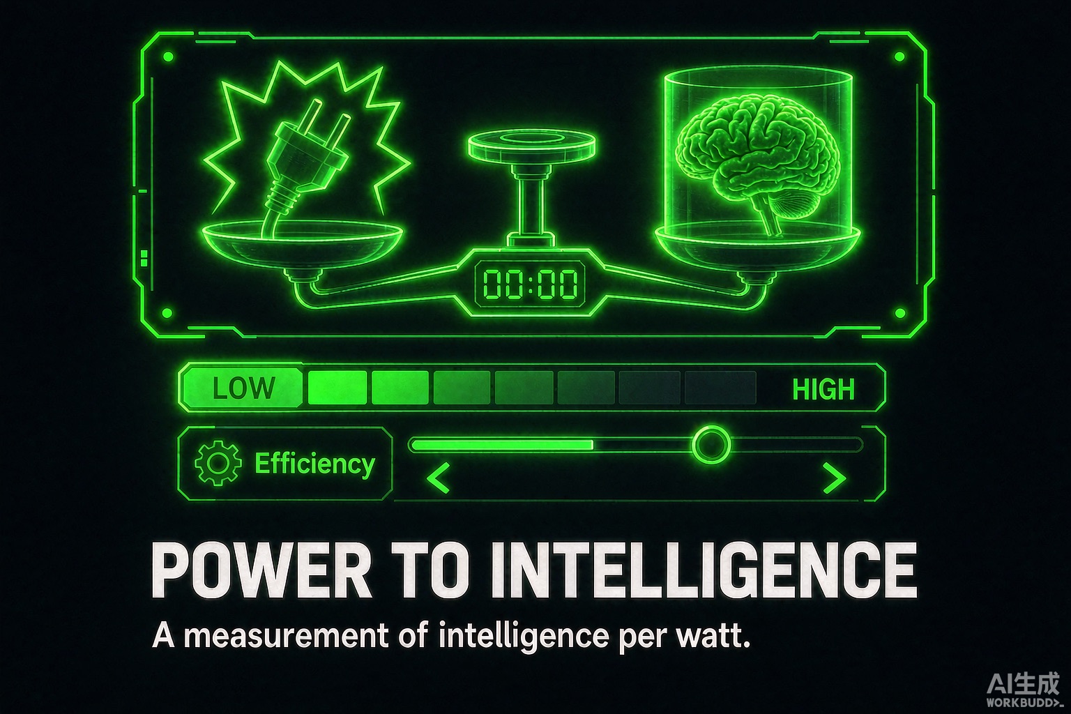 tokenomics intelligence per watt