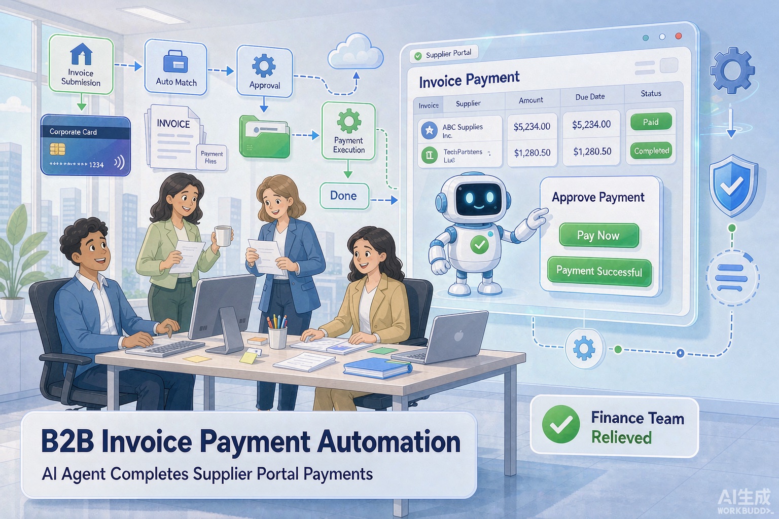 visa agent invoice payment b2b